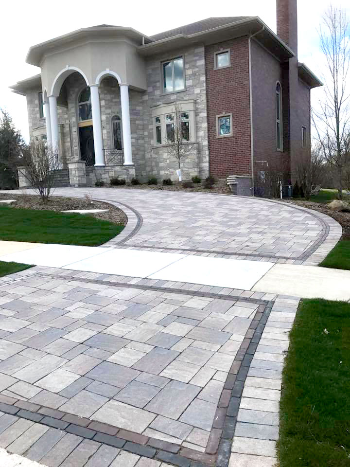 brick paver driveway